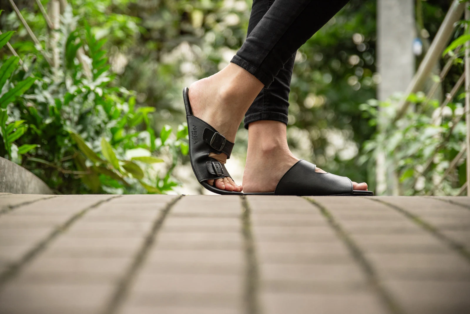 Шлёпанцы Ahinsa Barefoot — чёрный, фото 18